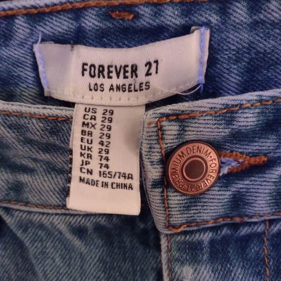 Juniors Jean Mini Skirt - Picture 3 of 4